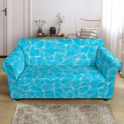 Swimming Pool Texture Print Design LKS301 Loveseat Couch Slipcover