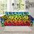 Rainbow Leopard Pattern Print Design A01 Sofa Slipcover