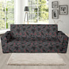 Crow Pattern Print Design 02 Sofa Slipcover