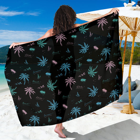 Aloha Hawaii Pattern Print Design 03 Sarong Pareo Wrap