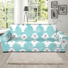 Sea Lion Baby Pattern Print Design 01 Sofa Slipcover