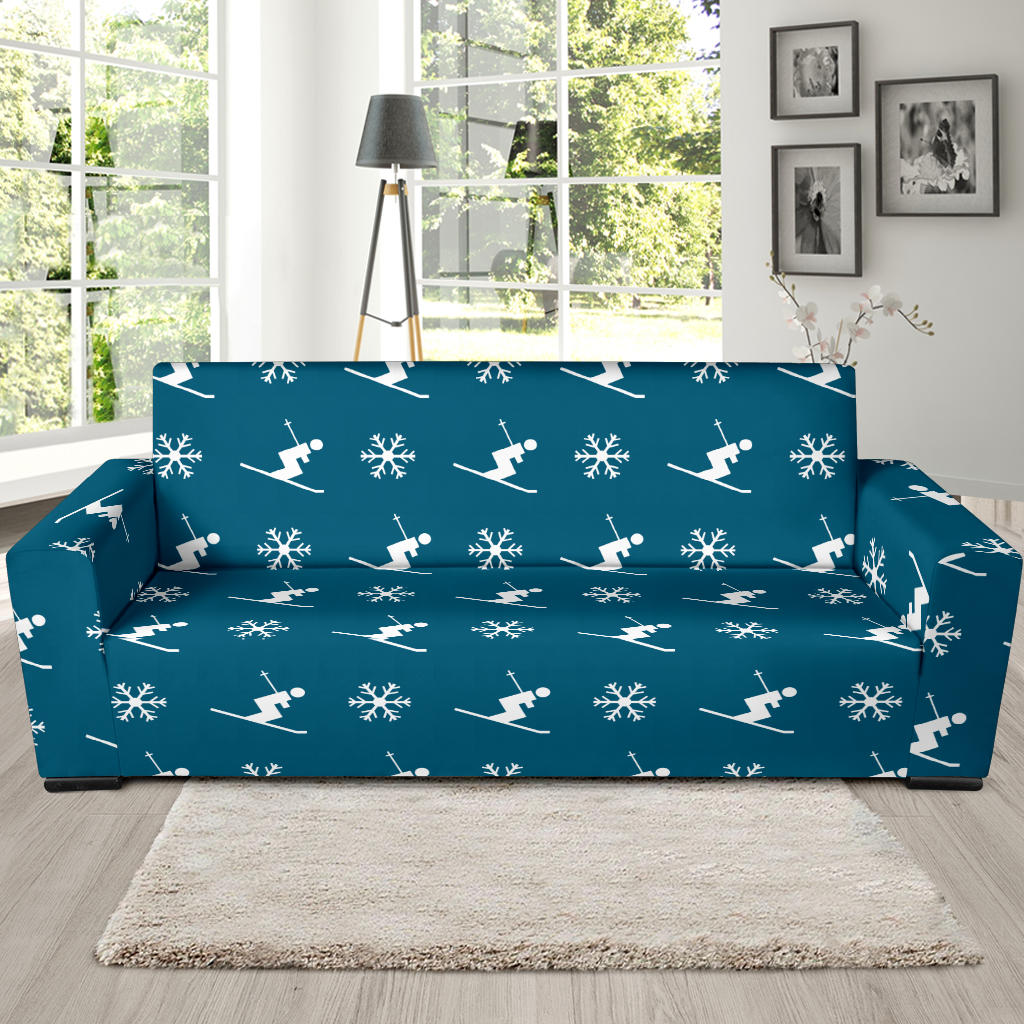 Ski Print Design LKS301 Sofa Slipcover