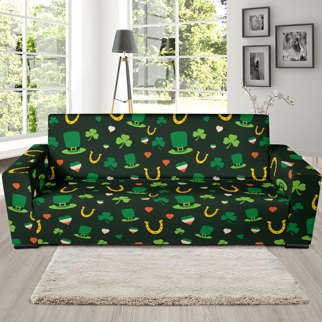 Shamrock Print Design LKS308 Sofa Slipcover