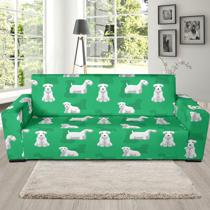 Sealyham Terriers Print Design LKS301 Sofa Slipcover
