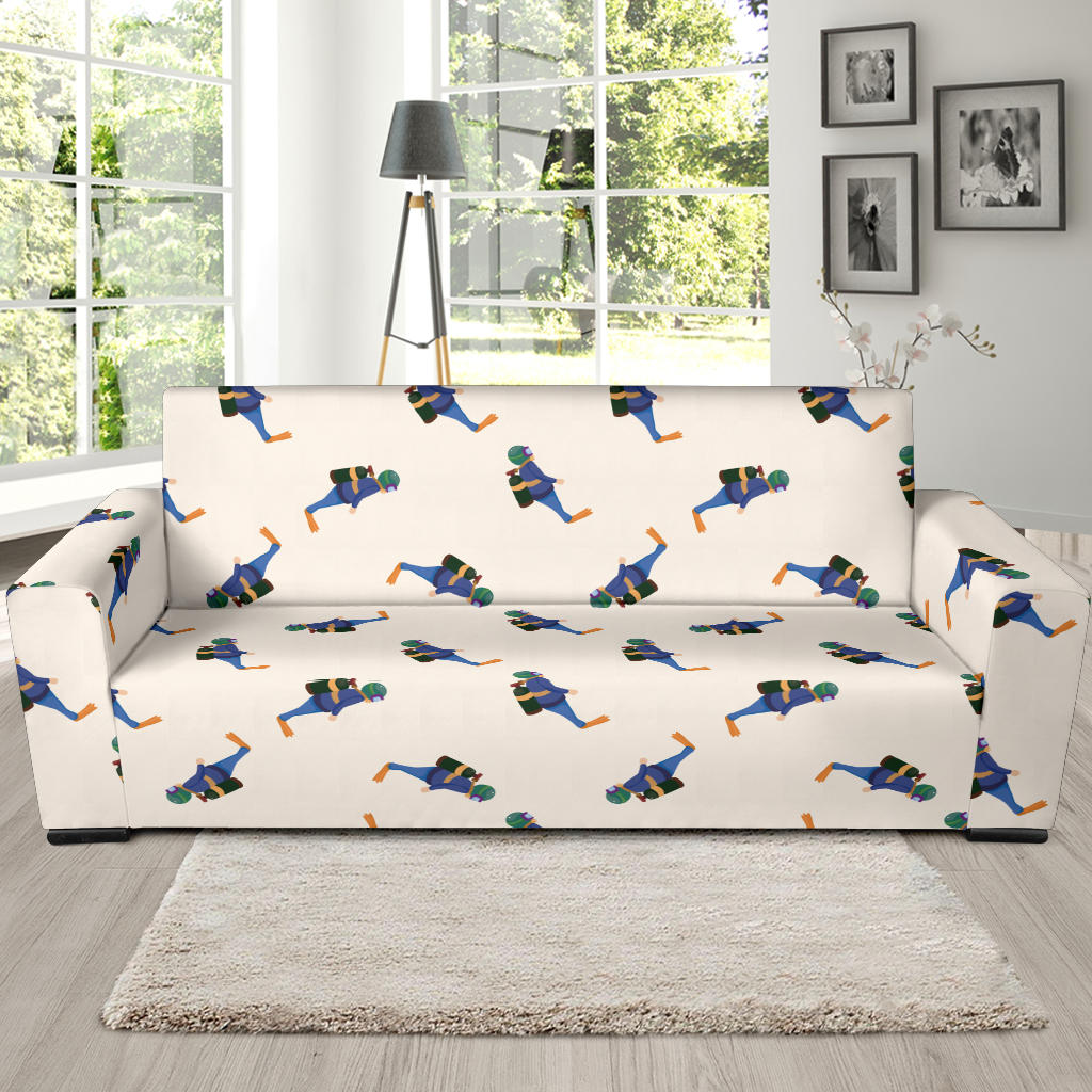 Scuba Driver Print Design LKS301 Sofa Slipcover