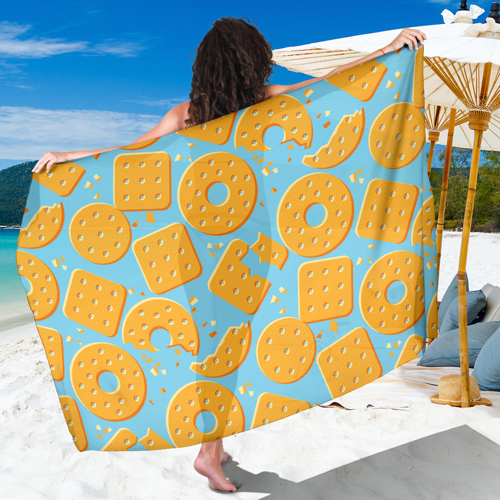 Cracker Pattern Print Design 02 Sarong Pareo Wrap