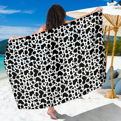 Cow Skin Pattern Print Design 04 Sarong Pareo Wrap