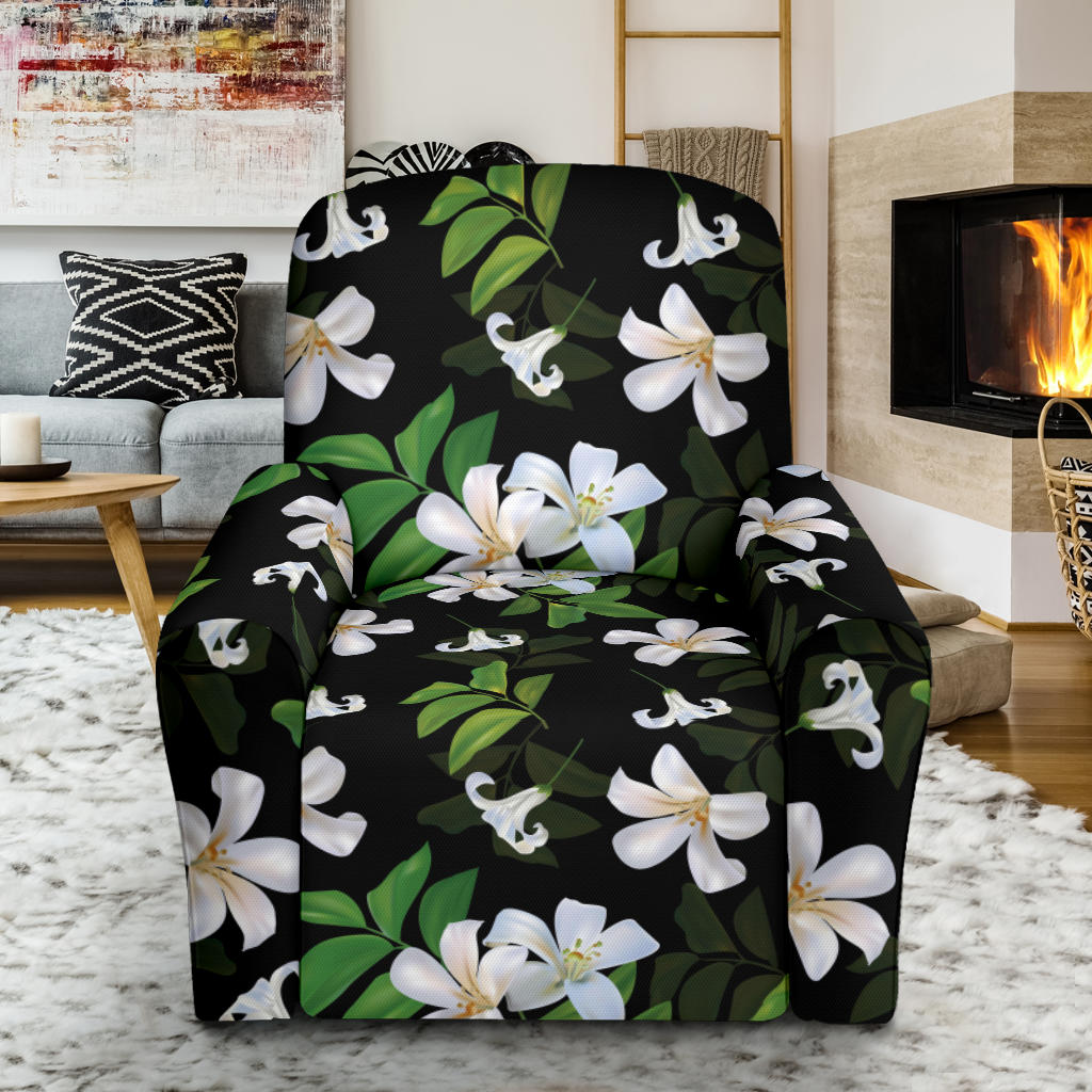 Sampaguita Print Design LKS301 Recliner Slipcover with Pocket