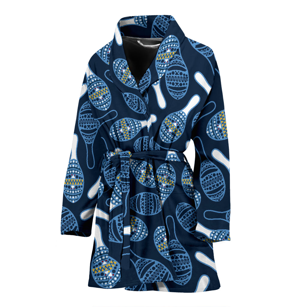 Maracas Print Design LKS401 Women Bathrobe