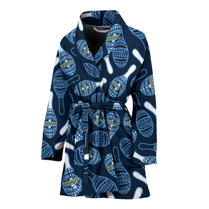 Maracas Print Design LKS401 Women Bathrobe