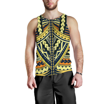Polynesian Tattoo Print Men Tank Top