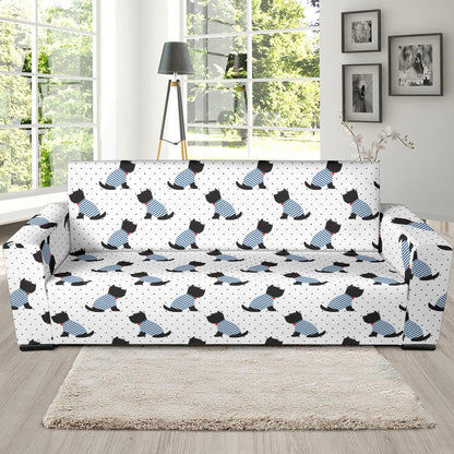 Scottish Terriers Print Design LKS3013 Sofa Slipcover