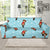 Sea Otter Cute Pattern Print Design 04 Sofa Slipcover