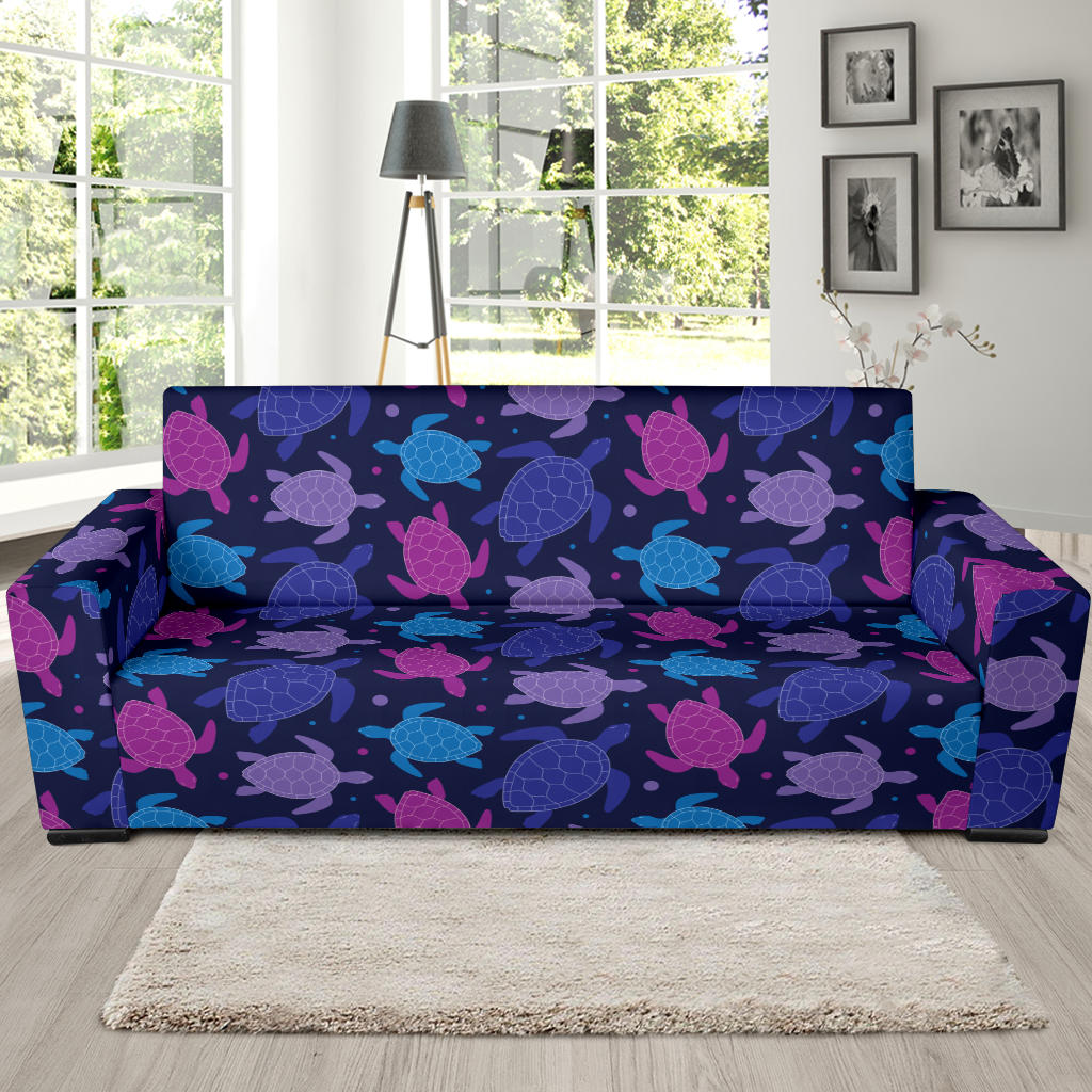 Sea Turtle Print Design LKS309 Sofa Slipcover