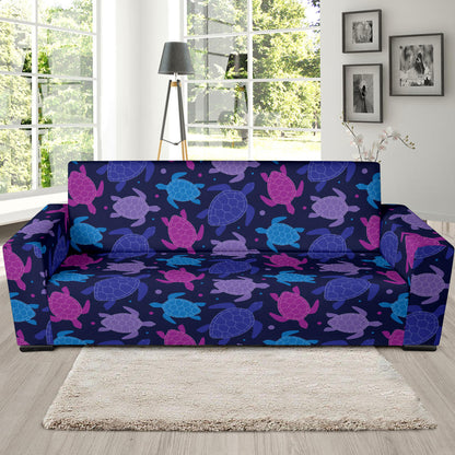 Sea Turtle Print Design LKS309 Sofa Slipcover