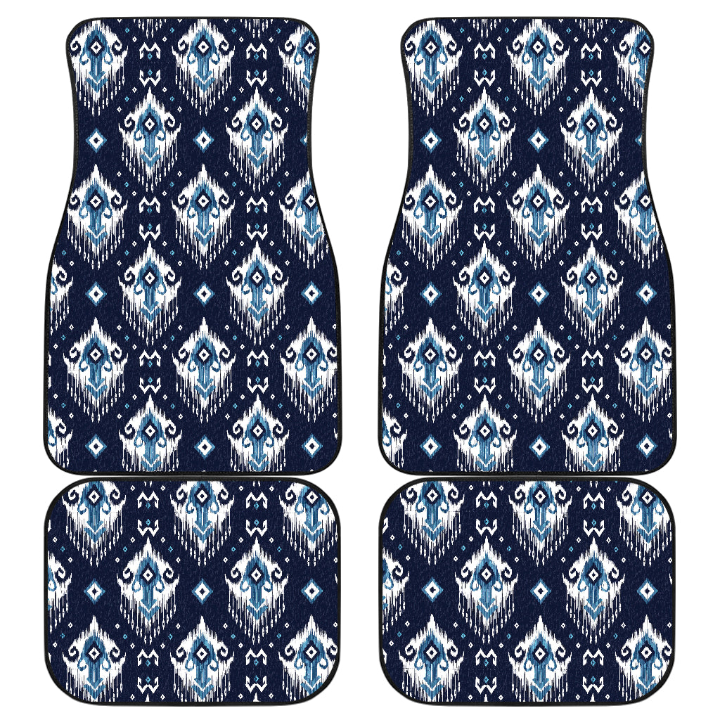 Ethnic Ornament Print Pattern Car Floor Mats Front Back
