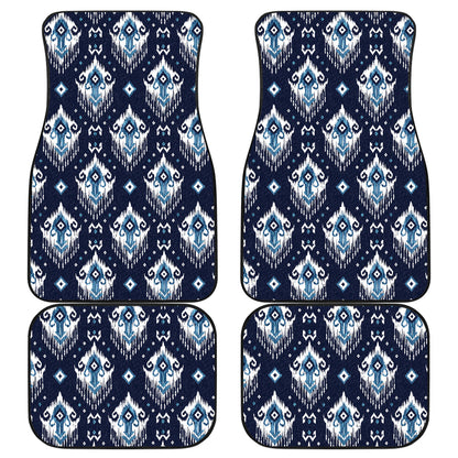 Ethnic Ornament Print Pattern Car Floor Mats Front Back