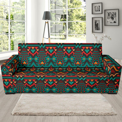 Aztec Pattern Print Design 04 Sofa Slipcover