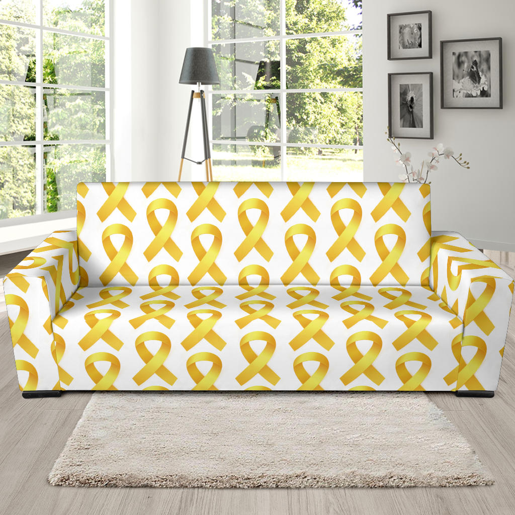 Bone cancer Pattern Print Design 02 Sofa Slipcover