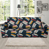 Book Pattern Print Design 07 Sofa Slipcover