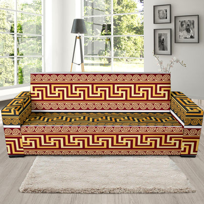 Ancient Greek Pattern Print Design LKS302 Sofa Slipcover