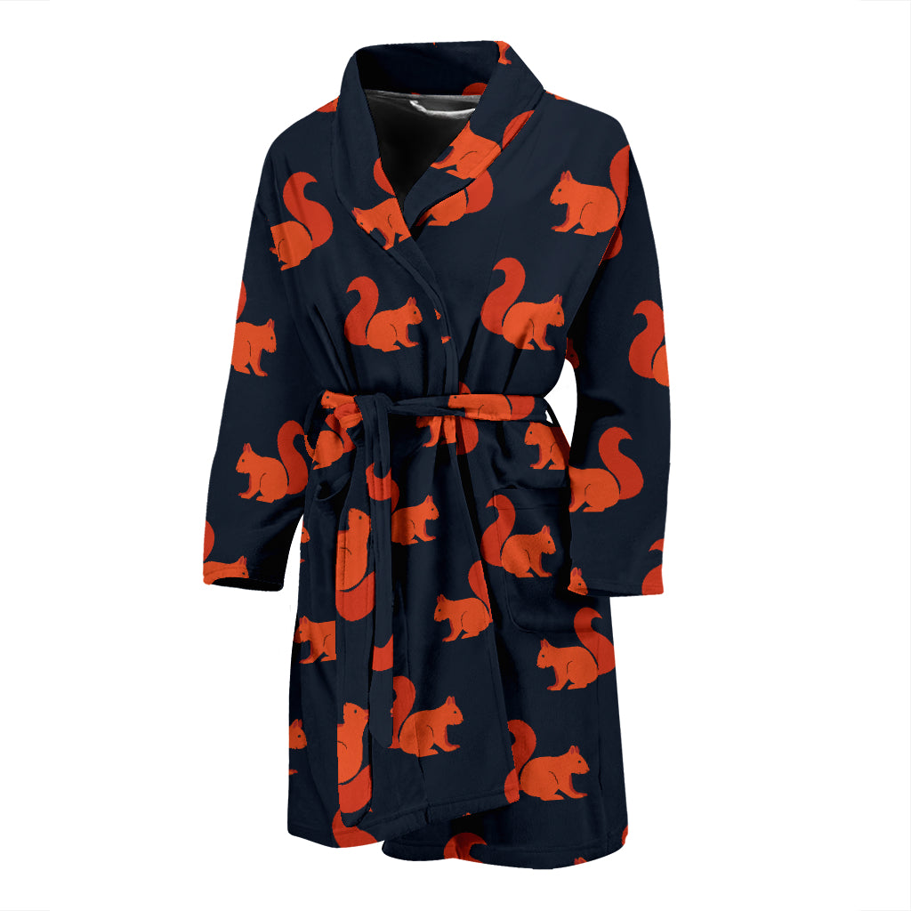 Squirrel Print Design LKS306 Men Bathrobe