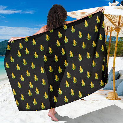 Corn Pattern Print Design 04 Sarong Pareo Wrap