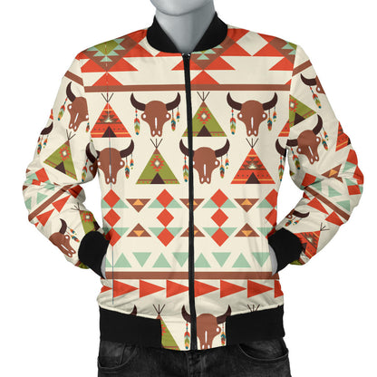 American indian Ethnic Pattern Men Bomber Jacket