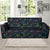 Badminton Pattern Print Design 04 Sofa Slipcover