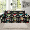 Pirate Pattern Print Design A01 Sofa Slipcover