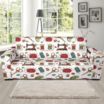 Sewing Equipment Print Design LKS304 Sofa Slipcover