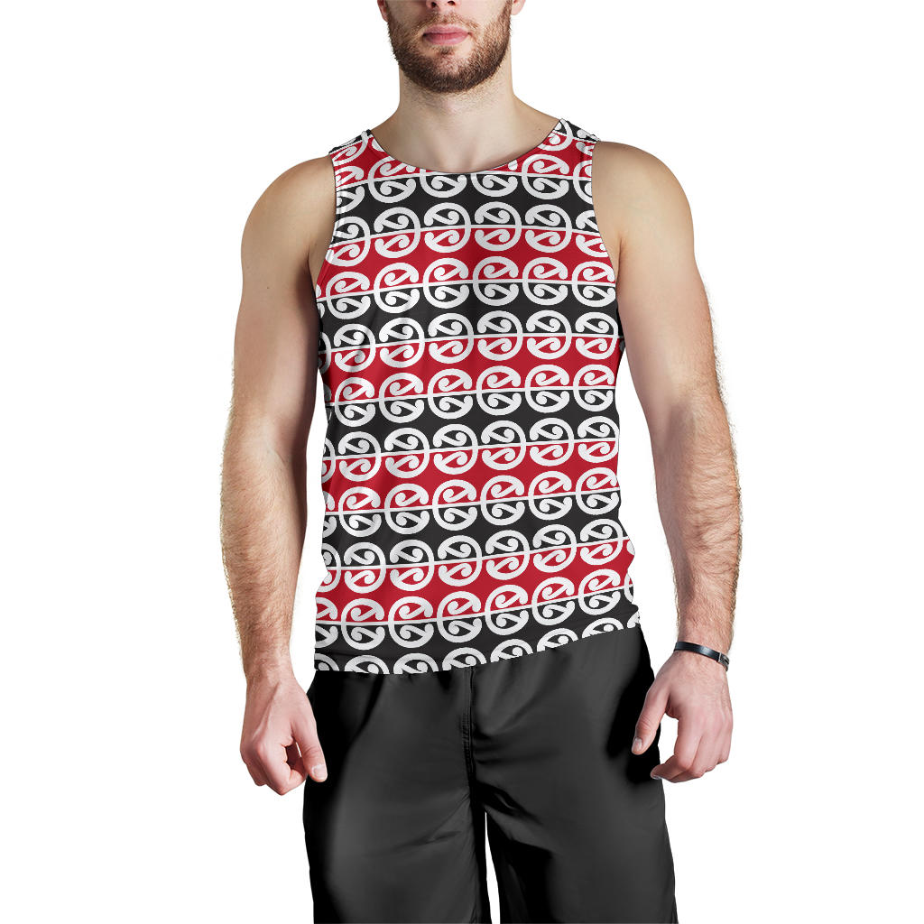 Maori Classic Themed Design Print Men Tank Top