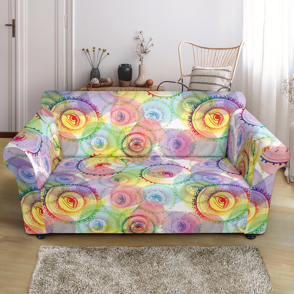 Third Eye Print Design LKS303 Loveseat Couch Slipcover
