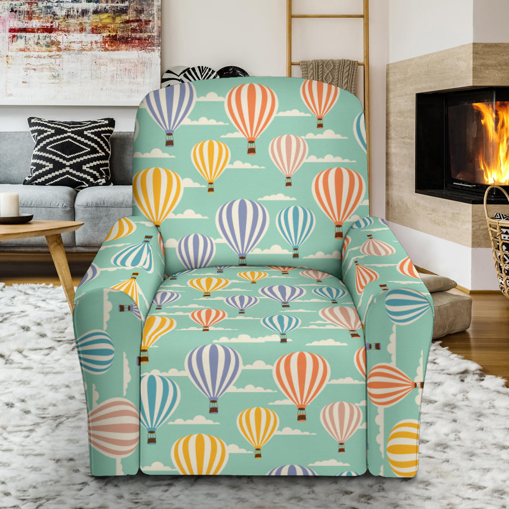 Ballon Pattern Print Design 01 Recliner Slipcover with Pocket