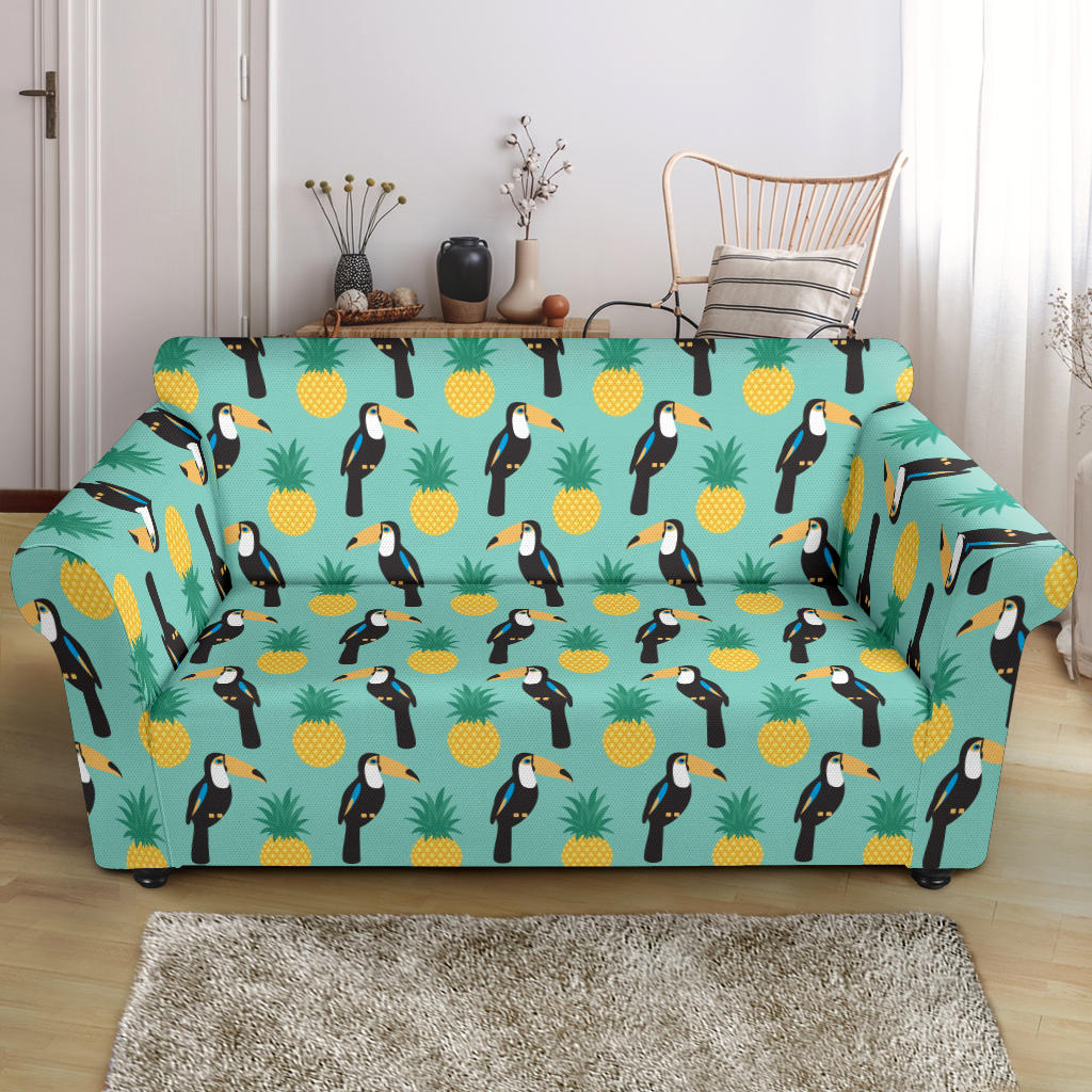 Toucan Print Design LKS301 Loveseat Couch Slipcover