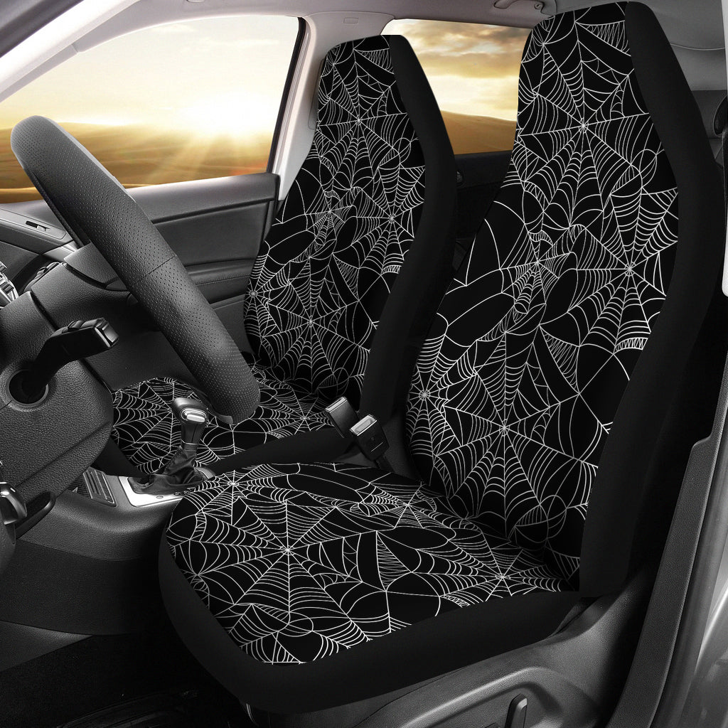 Spider Web Print Design LKS301 Car Seat Covers