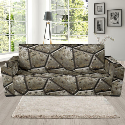 Armor Pattern Print Design 01 Sofa Slipcover