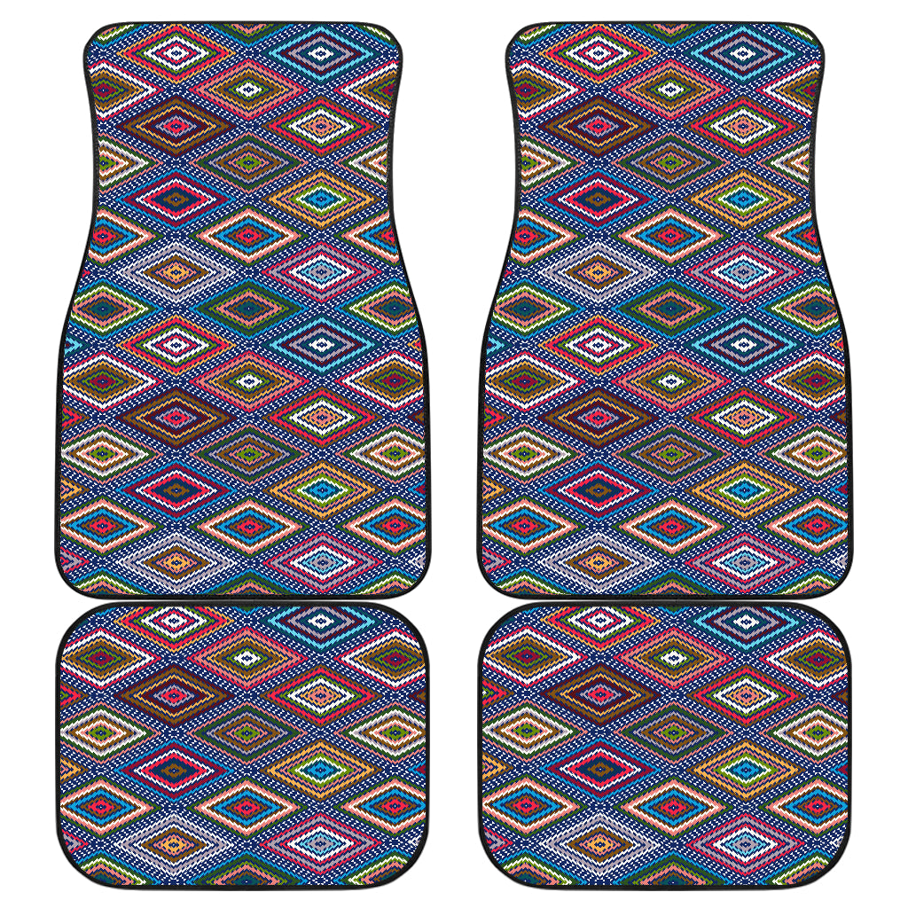 Southwestern Design Car Floor Mats Front Back