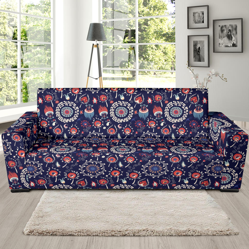 Suzani Print Design LKS305 Sofa Slipcover