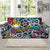 Mechanic Pattern Print Design 02 Sofa Slipcover