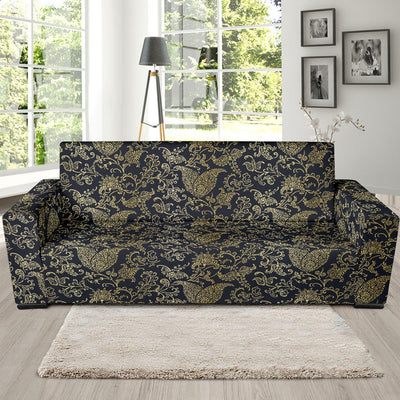 Brocade Pattern Print Design 04 Sofa Slipcover