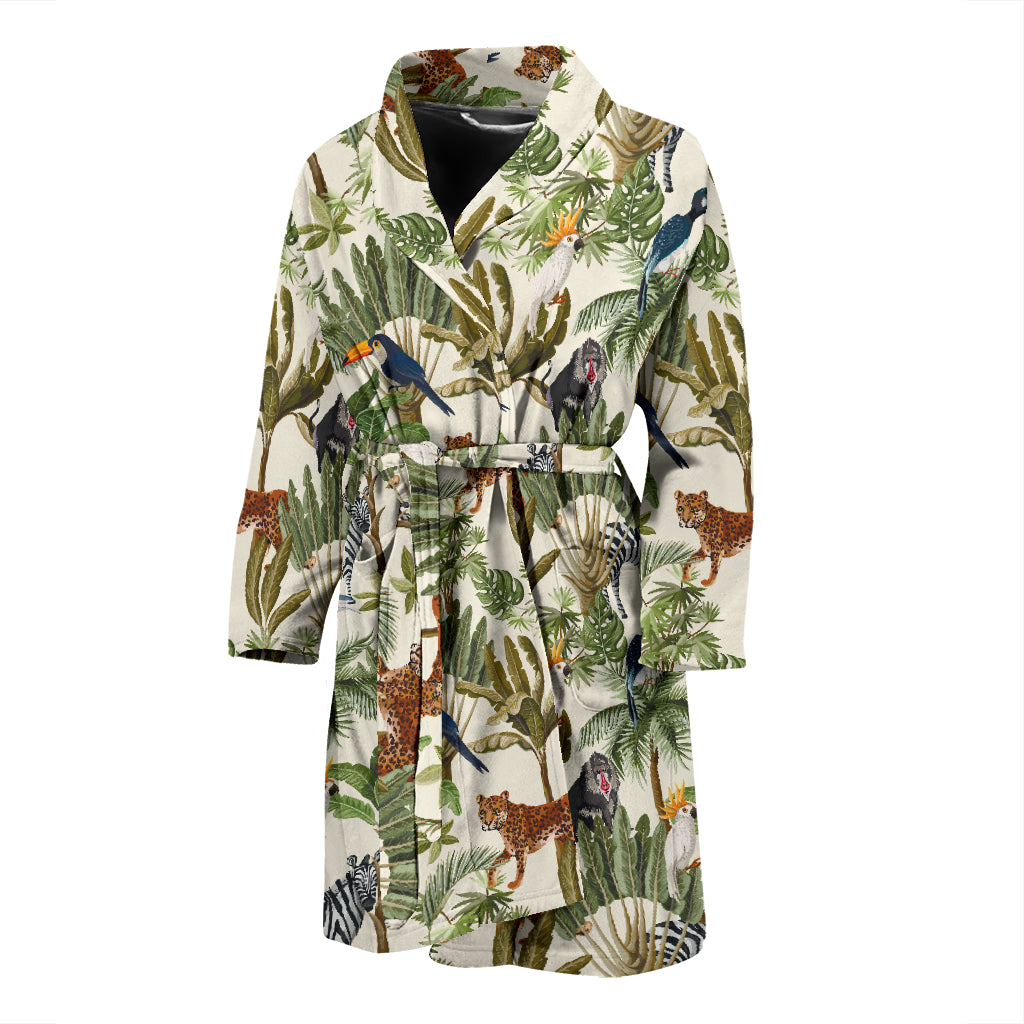 Safari Animal Print Design LKS304 Men Bathrobe