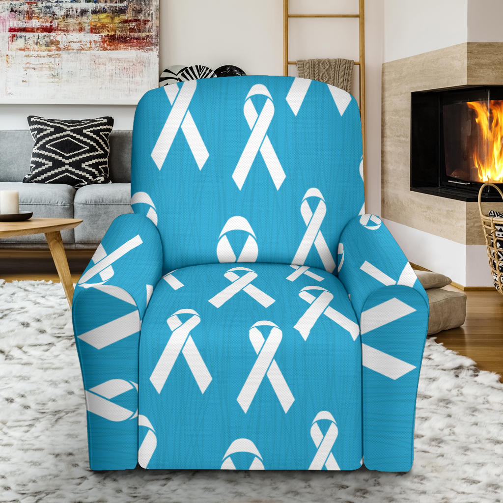 Liver cancer Pattern Print Design 01 Recliner Slipcover with Pocket