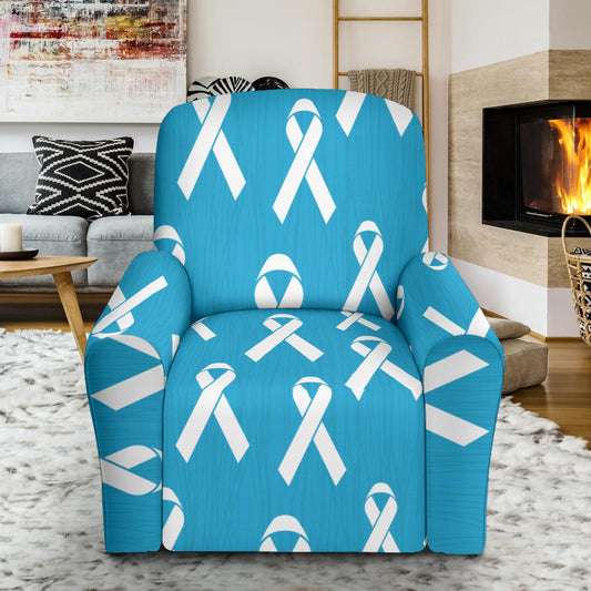 Liver cancer Pattern Print Design 01 Recliner Slipcover with Pocket
