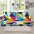 80s Pattern Print Design 2 Sofa Slipcover