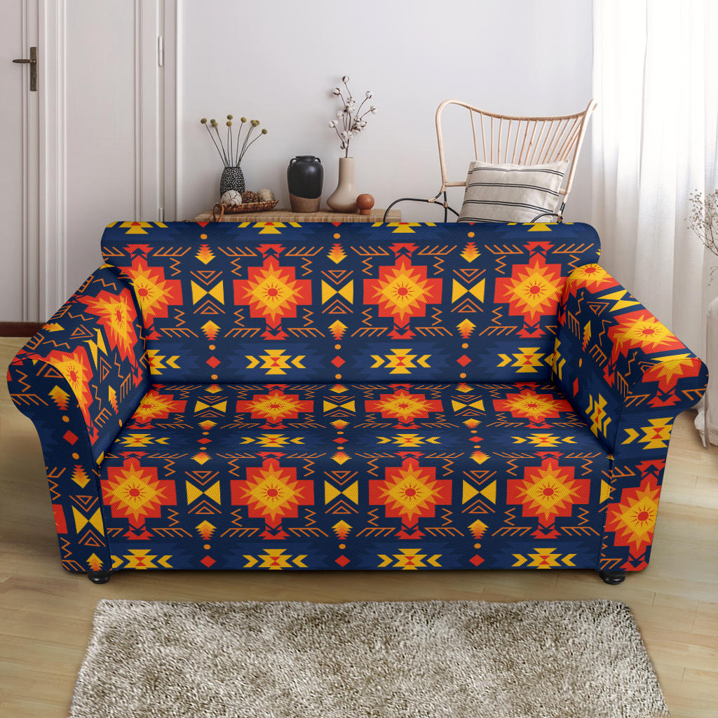 Southwest Pattern Print Design LKS307 Loveseat Couch Slipcover