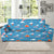 Skydiving Pattern Print Design 03 Sofa Slipcover