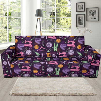 Sewing Equipment Print Design LKS306 Sofa Slipcover