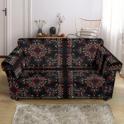 Bandana Print Design LKS307 Loveseat Couch Slipcover