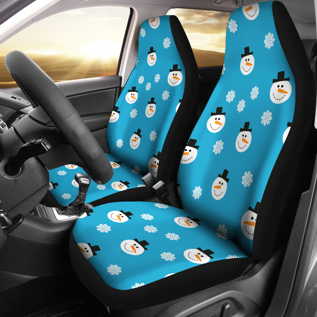 Snowman Print Design LKS303 Car Seat Covers